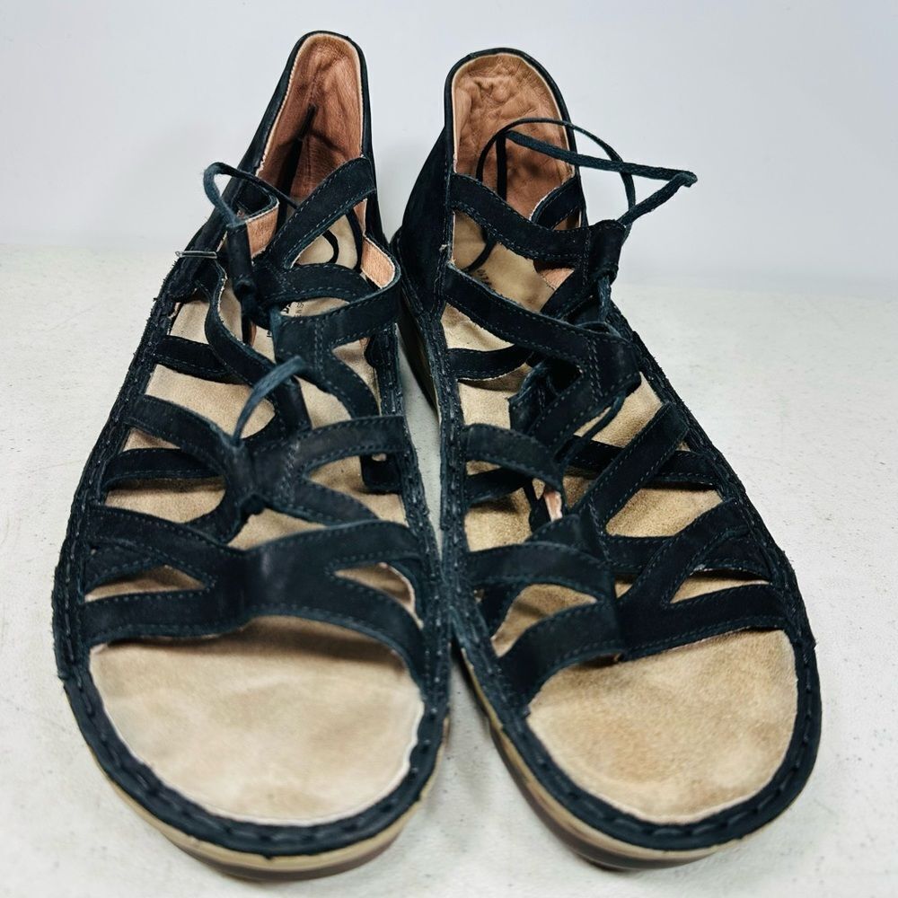 Naot Black Yarrow Strappy Sandal Sz 41 10.5-11 View 3